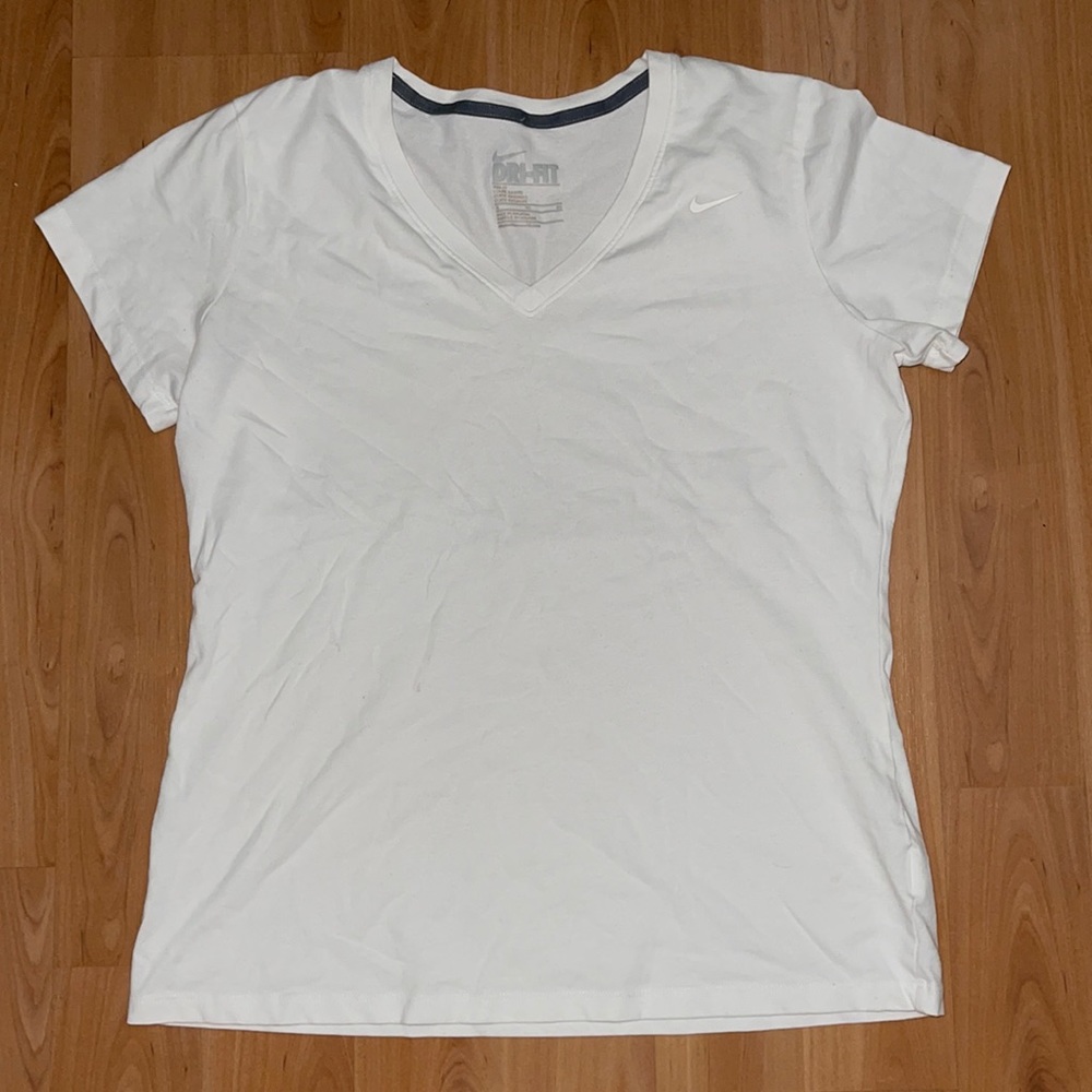 White Nike Tee